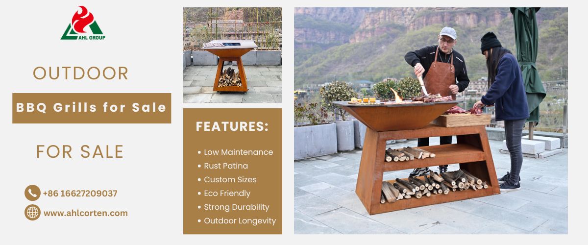 corten bbq grill for sale